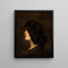 Laura a los quince años - Alice Pike Barney — cuadro enmarcado en la pared