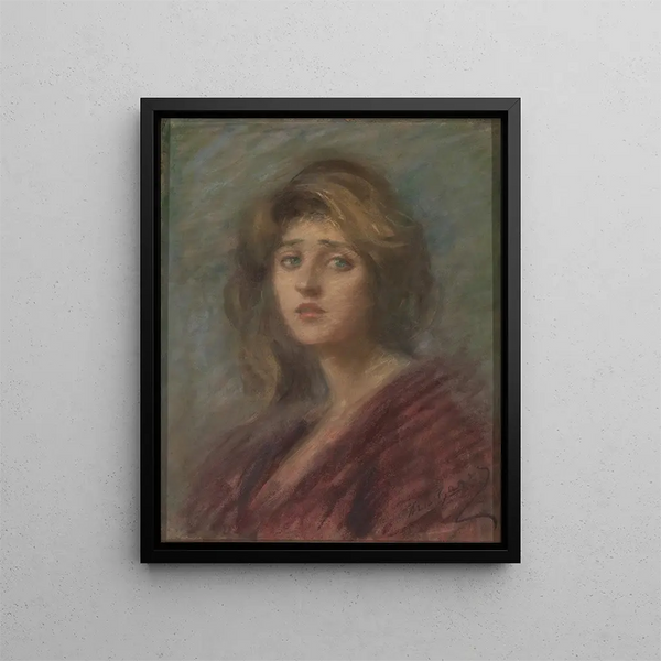 Madame R. - Alice Pike Barney — cuadro enmarcado en la pared