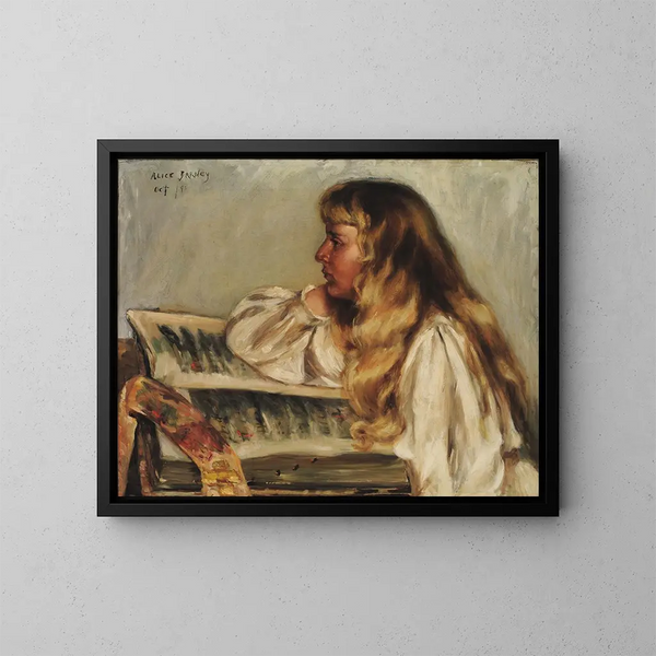 Natalie y Missal - Alice Pike Barney — cuadro enmarcado en la pared