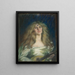 Natalie a la mandolina - Alice Pike Barney — cuadro enmarcado en la pared
