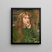 Natalie con collar - Alice Pike Barney — cuadro enmarcado en la pared