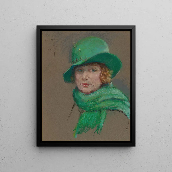 Odette Tyler Shepherd - Alice Pike Barney — cuadro enmarcado en la pared