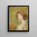 Flor de duraznero - Alice Pike Barney — cuadro enmarcado en la pared