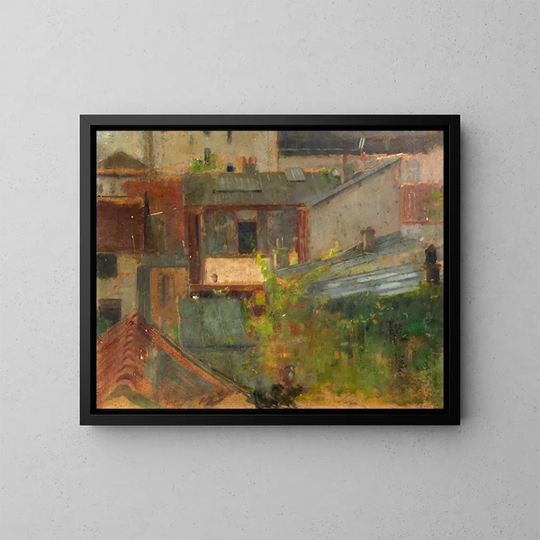 Techos - Alice Pike Barney — cuadro enmarcado en la pared