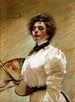Autorretrato con paleta - Alice Pike Barney — vista de la obra