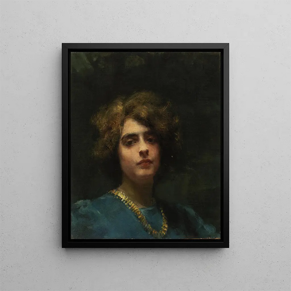 El collar - Alice Pike Barney — cuadro enmarcado en la pared