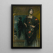 El chal español - Alice Pike Barney — cuadro enmarcado en la pared