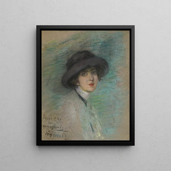 El viajero - Alice Pike Barney — cuadro enmarcado en la pared