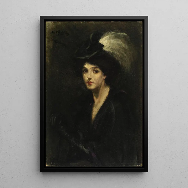 Paradis blanc - Alice Pike Barney — cuadro enmarcado en la pared