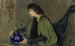 Mujer y Pavo real - Alice Pike Barney — vista de la obra