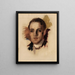 Young Man - Alice Pike Barney — framed artwork on a wall
