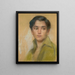 Young Poet - Alice Pike Barney — framed artwork on a wall