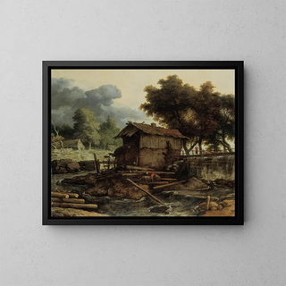 Allaert van Everdingen - Landscape with Sawmill.webp