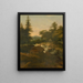 Landscape with a Chalet by Allaert van Everdingen — framed artwork on a wall