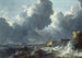 Stormy Sea Painting - Allaert van Everdingen — artwork view