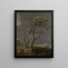 Trees by the water's edge (1) - Allaert van Everdingen — framed artwork on a wall