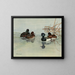 New Zealand Tufted Duck - Allan Brooks — framed artwork on a wall