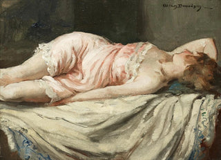 Allan Douglas Davidson - Reclining model.webp