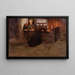 A Deathbed in Brittany - Allan Österlind — framed artwork on a wall