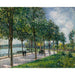 Reproducción del cuadro Allée de châtaigniers - Alfred Sisley