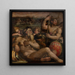 Alegoría de Prato - Giorgio Vasari — cuadro enmarcado en la pared