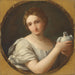 Allegory of Innocence - Giovanni Domenico Cerrini — displayed in an interior