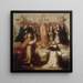 Allégorie de la Vierge patronne des Dominicains - Miguel Cabrera — framed artwork on a wall