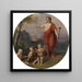 la alegoría de la verdad y de la tolerancia - Anton Ebert — cuadro enmarcado en la pared