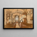 la antigua iglesia de Handsworth antes de su restauración - Allen Edward Everitt — cuadro enmarcado en la pared