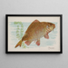 Carp - Allen Ginter — framed artwork on a wall
