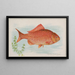 de peces rojos - Allen Ginter — cuadro enmarcado en la pared