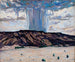 Averse sur Black Mesa, Nouveau-Mexique - Allen Tucker — vista de la obra