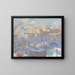 Madison Square Snow - Allen Tucker — cuadro enmarcado en la pared
