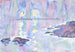 Acuarela N° 73 Azul y Lavanda - Allen Tucker — vista de la obra