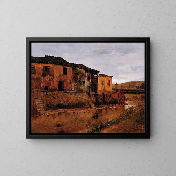 Puente de Tabatinguera - Almeida Júnior — cuadro enmarcado en la pared