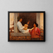 The Guitar Player - Almeida Júnior — framed artwork on a wall
