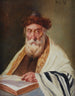 Un retrato de un rabino - Alois Heinrich Priechenfried — vista de la obra