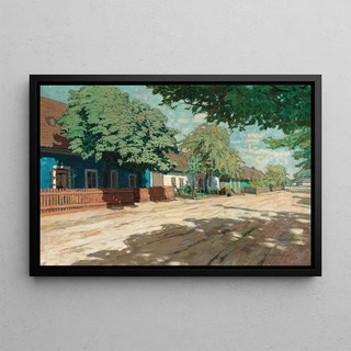 Alois Kalvoda - A Village Road in Southern Morava.webp