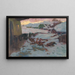 Winter Landscape Painting - Alois Kalvoda — framed artwork on a wall