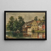 Petit moulin sur l'Eger - Alois Kirnig — framed artwork on a wall