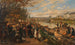 El mercado de frutas en el Schanzel - Alois Schönn — vista de la obra