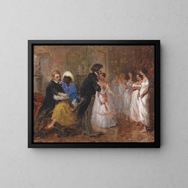 Dames galantes - Alois Schönn — cuadro enmarcado en la pared