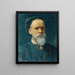 Autorretrato - Alois Schönn — cuadro enmarcado en la pared