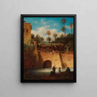 Alois Schnn - Water Carriers By The Mill.webp