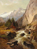 Ruisseau de montaña - Alois Wolf — vista de la obra