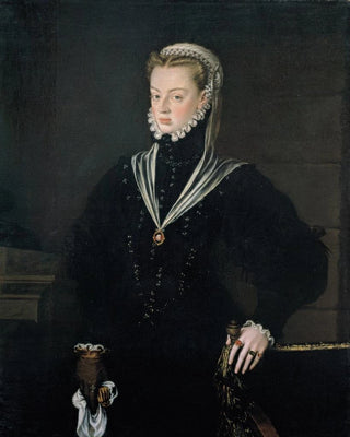 Alonso Snchez Coello - Portrait of Juana of Austria Princess of Portugal.webp
