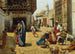 Street scene painting in Cairo - Alphons Leopold Mielich — artwork view