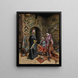 Alphons Leopold Mielich - The Carpet Seller.webp