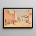 Callejón soleado - Alphonse Birck — cuadro enmarcado en la pared