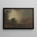 Tempête - Alphonse Legros — cuadro enmarcado en la pared
